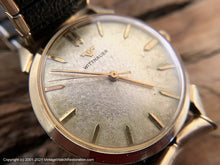 Load image into Gallery viewer, Wittnauer with Textured Silver Dial and Golden Markers, Manual, 33mm
