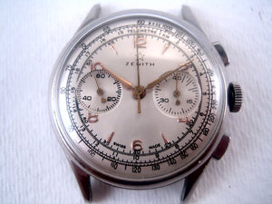 Rare Zenith Excelsior Park Stainless and Rose Gold, Chronograph, Very large 36mm