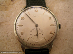 Large Classic Zenith Calatrava Style, Manual, Very Large 36mm