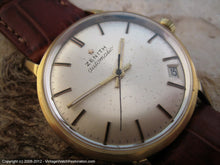 Load image into Gallery viewer, Zenith Gold Star with Date at 4:30, Automatic, Large 34mm
