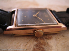 Load image into Gallery viewer, Zenith Coppery Rose-Gold Case and Black Dial, Manual, 28x38mm
