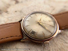 Load image into Gallery viewer, Zenith with Date at 4:30 in Rose-Gold Case, Manual, 34mm
