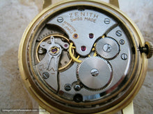 Load image into Gallery viewer, 18K Gold Zenith with Date and Gold Star, Manual, Large 34mm
