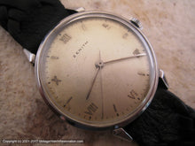Load image into Gallery viewer, Zenith Soft Original Patina Dial with Roman Numbers, Manual, Large 35mm
