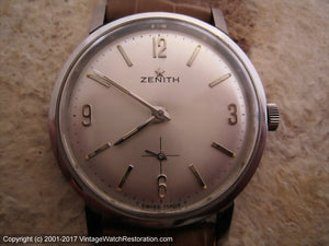 Zenith Silver Star and Silver Dial Cal 2531, Manual, 34mm