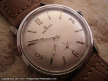 Load image into Gallery viewer, Zenith Silver Star and Silver Dial Cal 2531, Manual, 34mm
