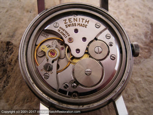 Zenith Silver Star and Silver Dial Cal 2531, Manual, 34mm