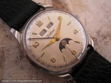 Load image into Gallery viewer, Zodiac Triple Date Moonphase, Manual, 33.5mm
