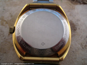Rare Zodiac with Petrified Wood Dial, Automatic, 36x37.5mm