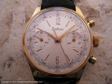 Load image into Gallery viewer, NOS Zodiac Valjoux Chronograph in Stunning Condition, Manual, Large 35mm
