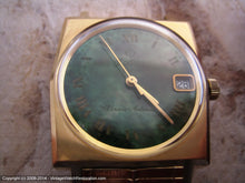 Load image into Gallery viewer, Zodiac &#39;Corsair&#39; Green Marbled Roman Dial with Date, Automatic, 31x38mm
