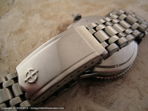 Zodiac Aerospace GMT Date with Zodiac Stainless Bracelet, Automatic, Very Large 36mm