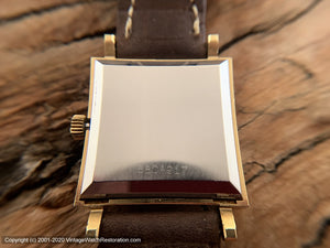Zenith Square 'JFK' with Date at 4:30, Automatic, 30x30mm